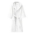 thumbnail image 1 of Shadoumai Women's Shawl Collar Robe, Turkish Terry Cotton Bathrobe,with Regular and Full Length Options, 1 of 7