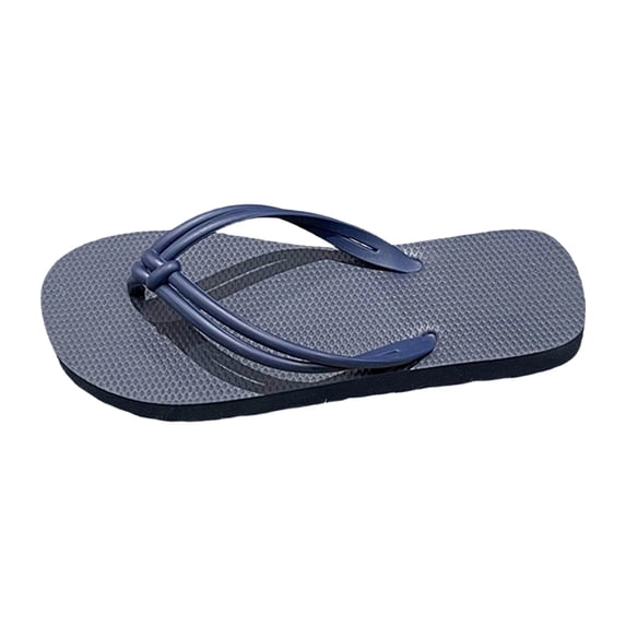Shadoumai Women's Slim Square Toe Flip Flops Comfortable Summer Rubber Thong Sandals for Beach, Shower & Pool