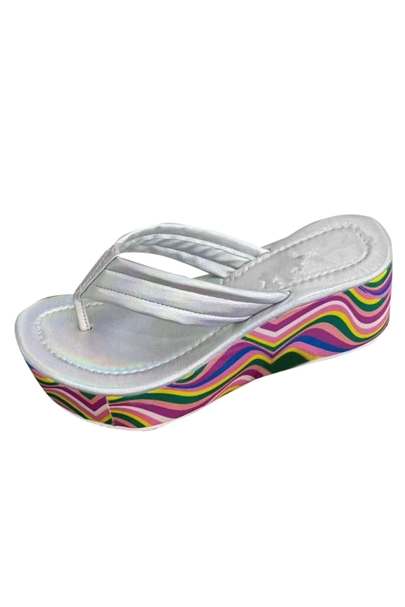 Womens Fashion Orthotic Flip Flops Ladies Slip On Lightweight Athletic Yoga Mat Cushion Thong Sandals With Comfortable
