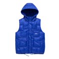 thumbnail image 1 of Shadoumai Womens Puffer Vest Sleeveless Hooded Zip Up Jacket Casual Quilted Winter Coat Stand Collar Gilet Jacket with Pockets, 1 of 6