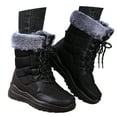thumbnail image 1 of Shadoumai Womens Snow Boots, Women Waterproof Mid Calf, Anti- Outdoor Warm Boot for Winter, 1 of 7