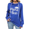 thumbnail image 1 of Shadoumai Womens Sweatshirt Mama Bear Shirt Casual Long Sleeve Tops Crew Neck Sweatshirts With Pockets Fall Fashion Outfits Clothes, 1 of 8