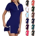 thumbnail image 1 of Shadoumai Womens Two Piece Tennis Golf Dress Active Athletic Exercise Sports Wear Dresses for Women with Pocket Separate Shorts, 1 of 3