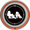 thumbnail image 1 of Shadow Babes - A Series - Clock with Two Neon Rings, 1 of 1