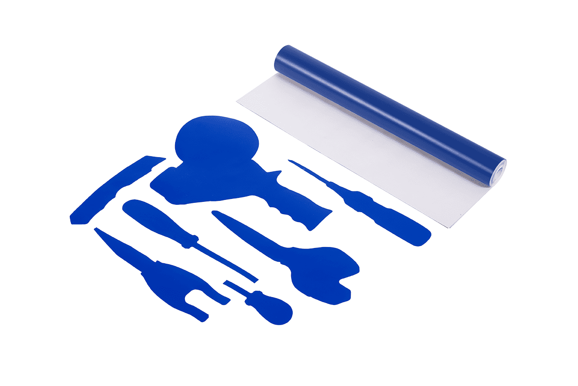 Shadow Board Vinyl Tool Tape - Blue