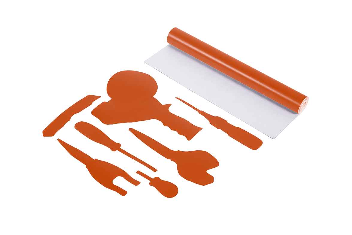 Shadow Board Vinyl Tool Tape - Orange