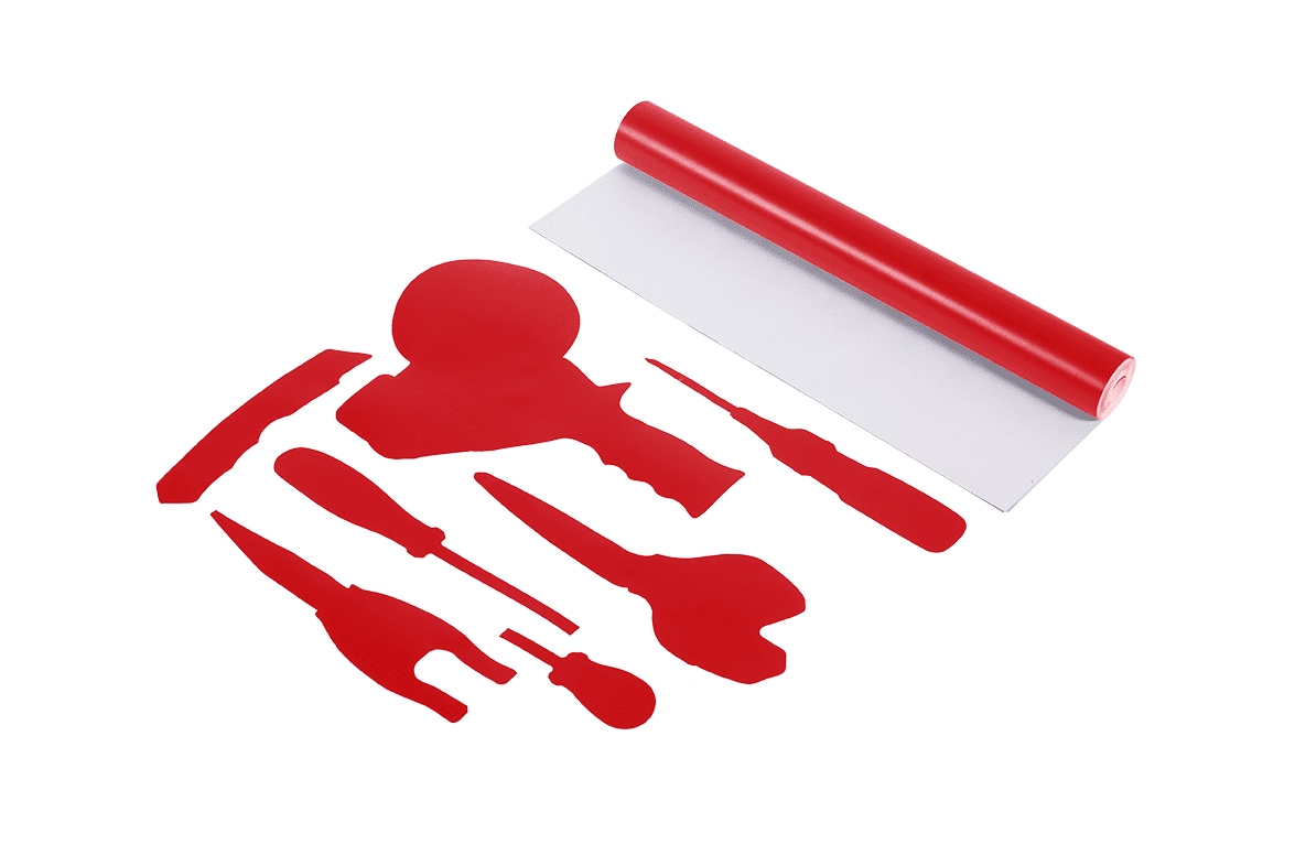 Shadow Board Vinyl Tool Tape - Red