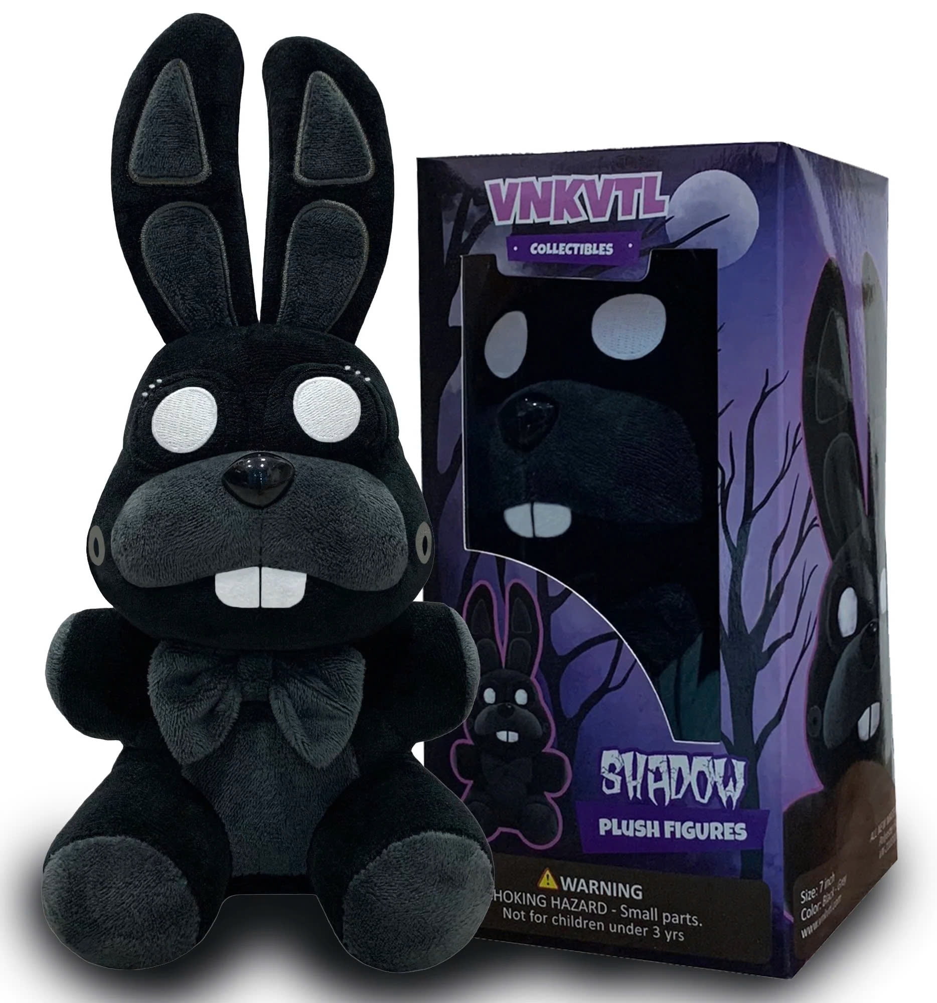 Plüschtier Für Halloween, Weihnachten, Geburtstag - Niedliches Design, Hypoallergen, Für Kinder & Fans (Schwarz)