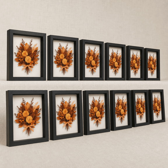 Shadow Box 8 x 8 Inch Black Display Case