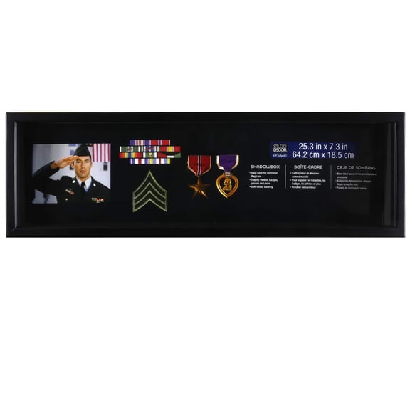 Shadow Box Base For Memorial Flag Case by Studio Decor - Funeral Military Display for Flags - Medals - Badges - and Memorabilia - 1 Pack