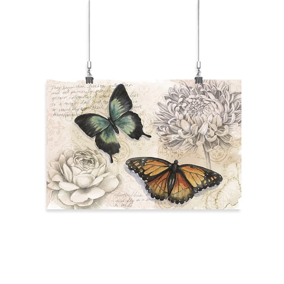Shadow Box Butterfly A Poster - Grace Popp Designs,