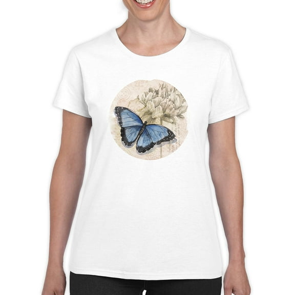 Shadow Box Butterfly C T-Shirt Women -Grace Popp Designs, Female x-Large