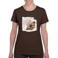 thumbnail image 1 of Shadow Box Butterfly T-Shirt Women -Grace Popp Designs, Female 4X-Large, 1 of 4