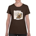 thumbnail image 1 of Shadow Box Butterfly T-Shirt Women -Grace Popp Designs, Female 5X-Large, 1 of 4