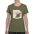 thumbnail image 1 of Shadow Box Butterfly T-Shirt Women -Grace Popp Designs, Female 5X-Large, 1 of 4