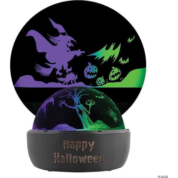 Shadow Box Color Changing Lightshow Projector Halloween Decoration