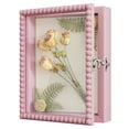 thumbnail image 1 of Shadow Box Frame 8x10 Wood Deep Display Case With Beads Door And Glass Window  Memory Gift For Pictures Medals Memorabilia Collections Pink, 1 of 9
