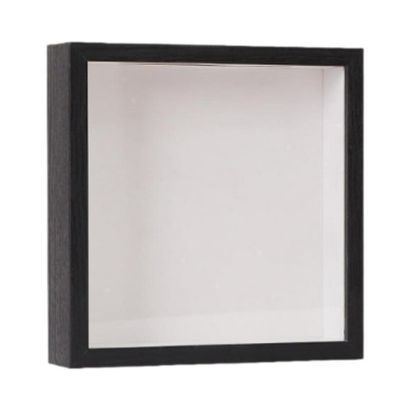 Shadow Box Frame Travel Adventure Memory Keeper Wood Construction for Home Office Desktop Décor Display