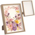 thumbnail image 1 of 2 PCS Shadow Box Frame Set, 11.4 x 8 in Large Wooden Shadow Boxes, Display Case for Dried Flowers Memorabilia Medals Photos, Wall Tabletop Decor for Home Office, 1 of 6