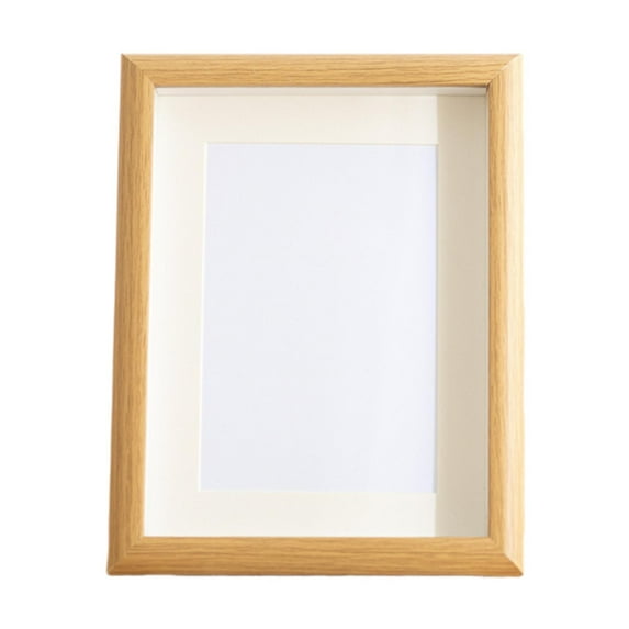 Shadow Box Photo Box Memory Display Wood Rectangle Deep Decoration for Bedroom Living Room Office