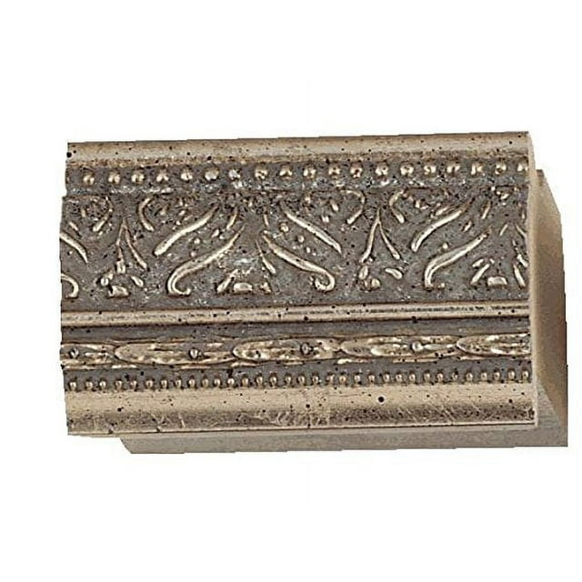 Shadow Box Picture Frame Moulding (Wood) 18Ft Bundle Ornate Silver