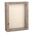 thumbnail image 1 of Shadow Box Rustic Picture Frame 12x16 Natural Wood Display Case for Memorabilia, Awards, Medals, Photos - Barnwood, 1 of 8
