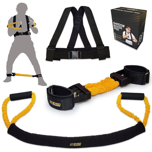 | Shadow Boxer Pro | Boxing Resistance Bands Set for Shadow Boxing, Comes with Ankle Cuffs | Ideal Addition to Your  Boxing Equipment