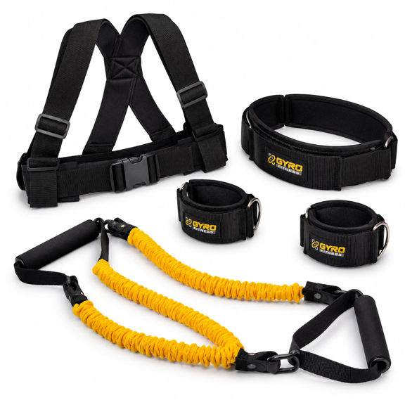 Shadow Boxer Pro Boxing Resistance Bands Set with Ankle Cuffs for Home Workouts