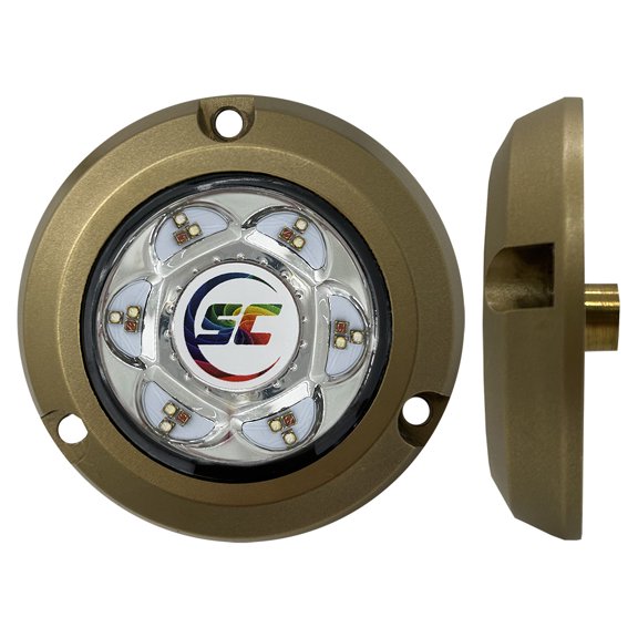 Shadow-Caster SC2 Series Bronze Surface Mount Underwater Light ... [SC2-CC-BZSM]