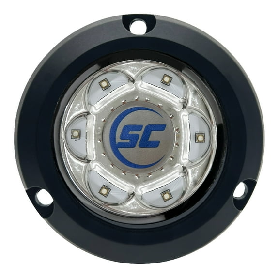 Shadow Caster SC2 Underwater LED Light Bimini Blue 12v Composite Surface Mount
