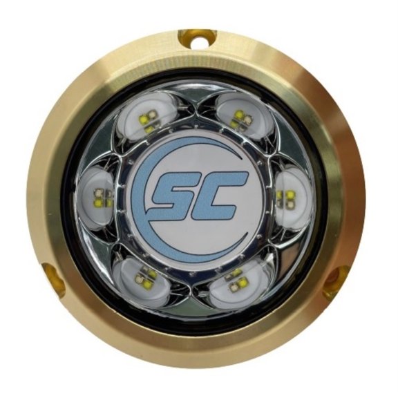 Shadow Caster SC3 Underwater LED Light Blue/White 12v Bronze Surface Mount