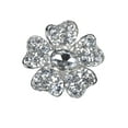 thumbnail image 1 of Shadow Clear Crystal Rhinestone y Tone Flower Fashion Design Pin Brooch, 1 of 5