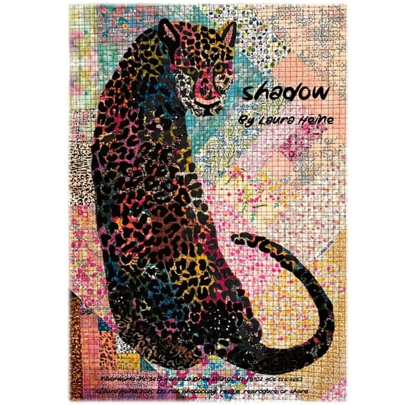 Shadow Collage Pattern by Laura Heine