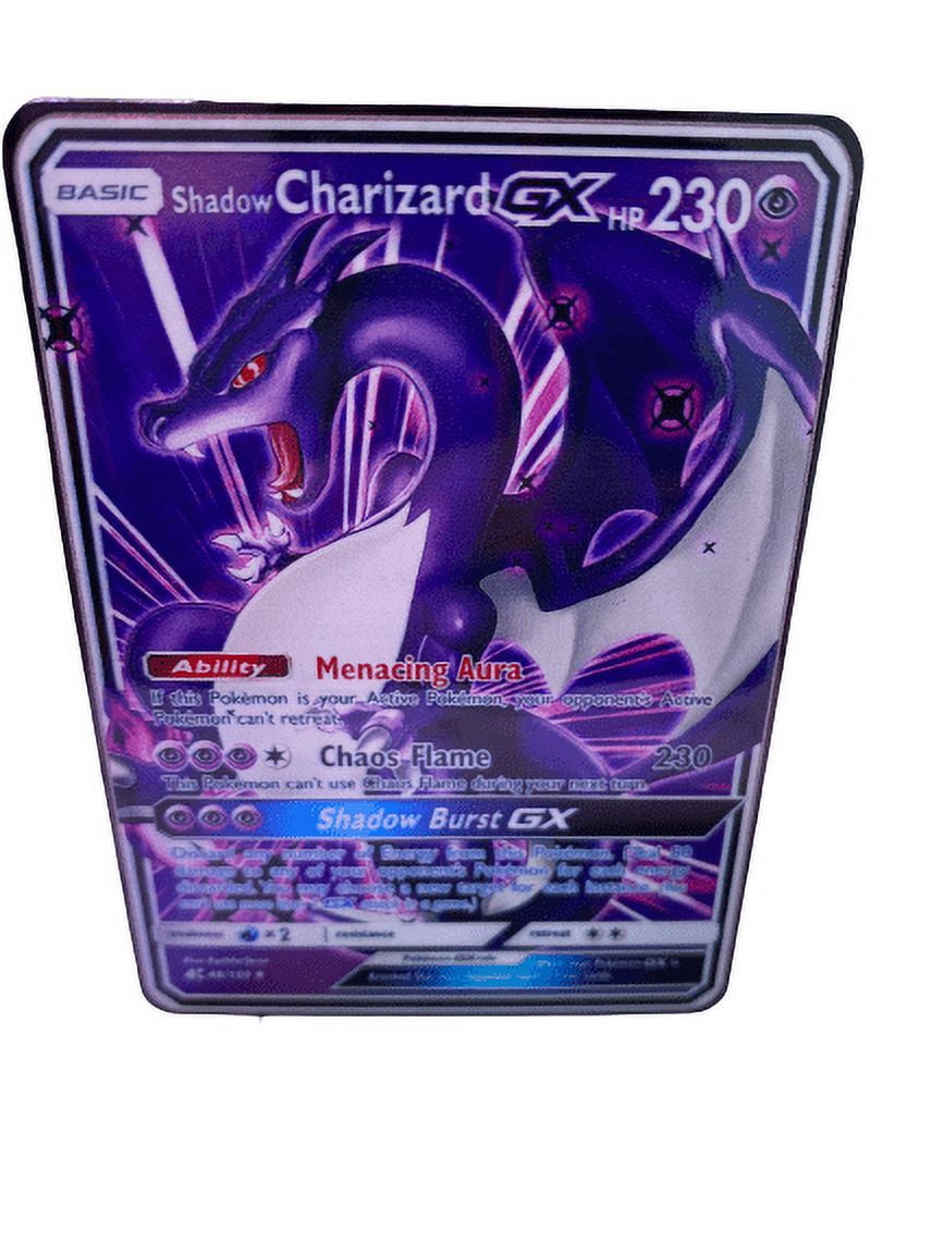 Shadow Dracaufeu Carte Pokémon Metal Black GX Carte (HP 300) Tag