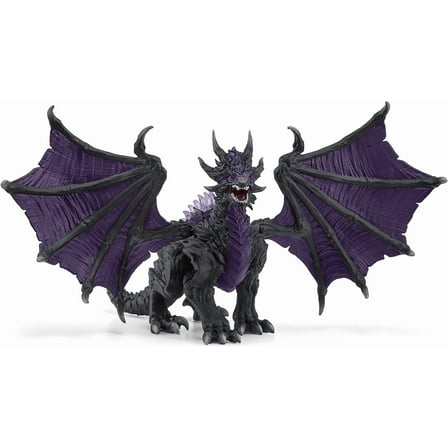 Schleich Eldrador Creatures - Shadow Dragon Toy Figure with Movable Wings - Fantasy Action Playset Monster Toys for Boys and Girls Ages 7+ - 70152