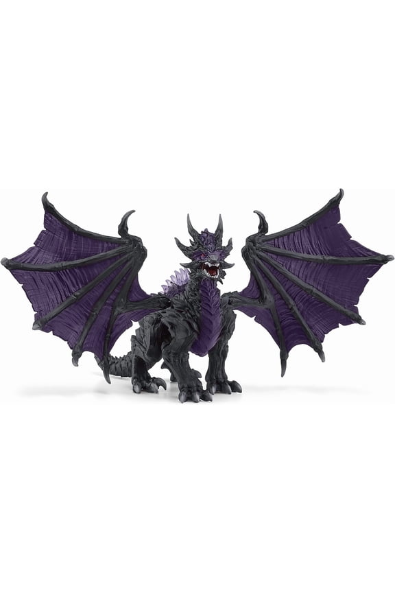 Eldrador Creatures - Shadow Dragon Toy Figure with Movable Wings - Fantasy Action Playset Monster Toys for Boys and Girls Ages 7+ - 70152