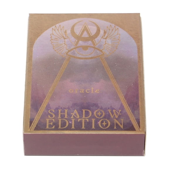 Shadow Edition Oracle Cards Deck with Artistic Design for Intuitive Reading and Guidance in Premium Box Packaging