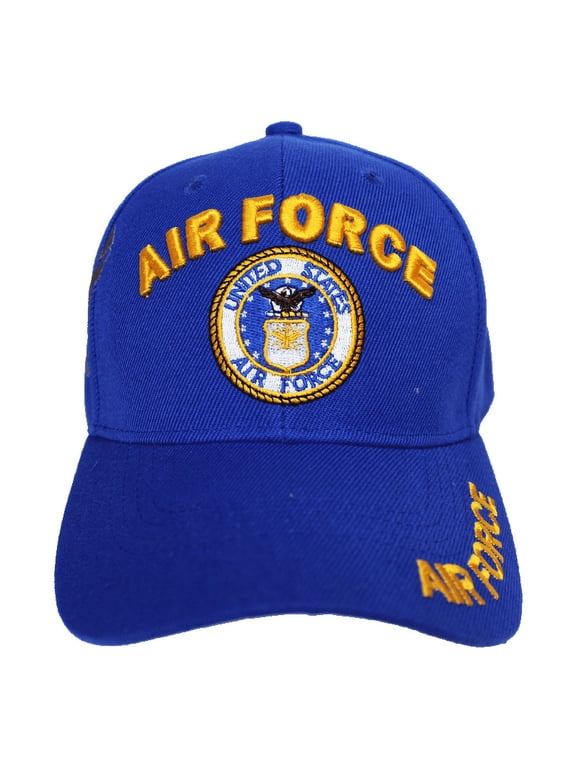 Shadow Embroidery Caps - USAF - Royal