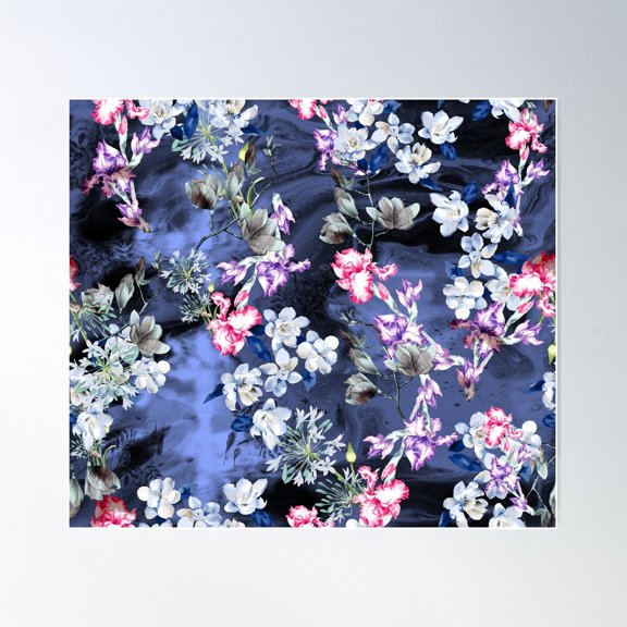 Shadow Garden Poster Wall Art, Modern Wall Decor For Living Room Bedroom, 30x30 UNFRAMED