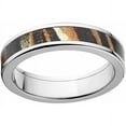 thumbnail image 1 of Shadow Grass Men's Camo Stainless Steel Ring with Polished Edges and Deluxe Comfort Fit, 1 of 1
