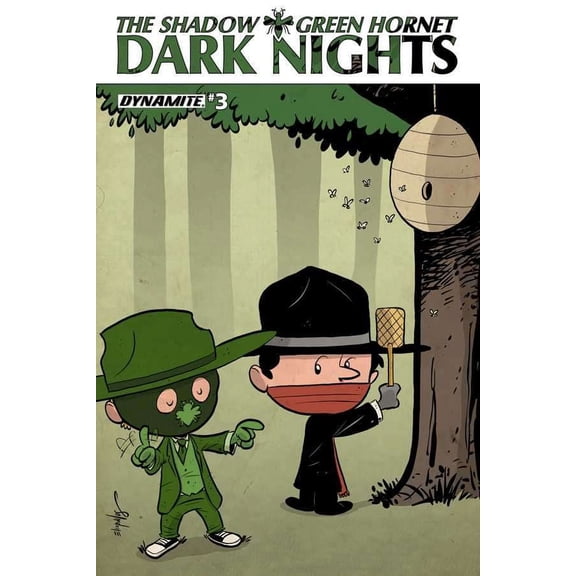Shadow/Green Hornet, The: Dark Nights (Vol. 1) #3C VF ; Dynamite Comic Book