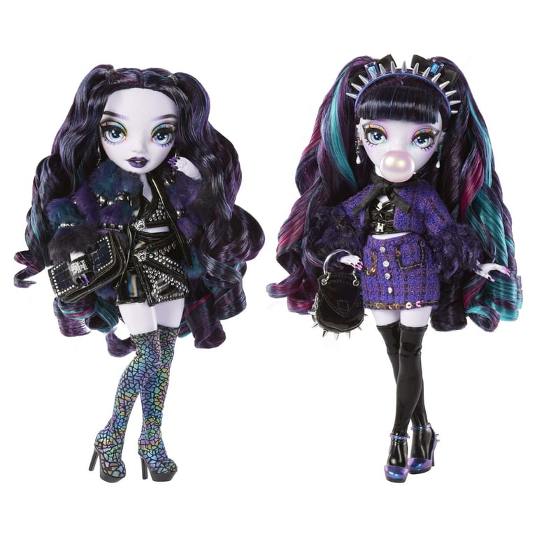 Rainbow High Shadow High Special Edition Twins 2-Pack Fashion Doll, Purple  Black