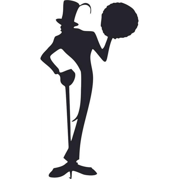 Shadow Man Princess Frog Princess Queen Sweet Dreams Bedtime Unicorn Lovely Dear Dream Holiday Gift Decorating Ideas Girl Boy Bedroom Wall Decal Sticker - Size: 28 Inch x 22 Inch