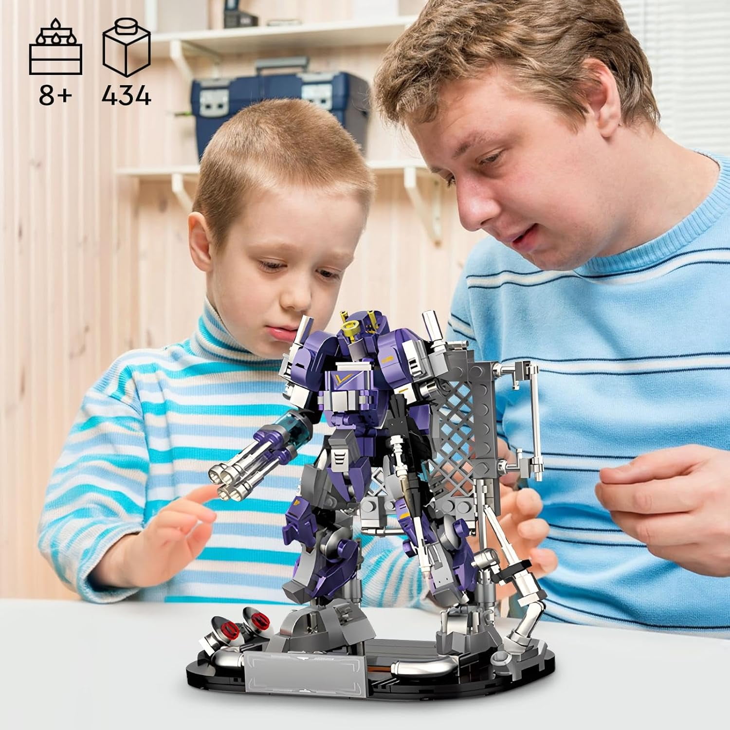Shadow Mech Building Model Toy for Kids,Cool Joint Movable Mech Display ...