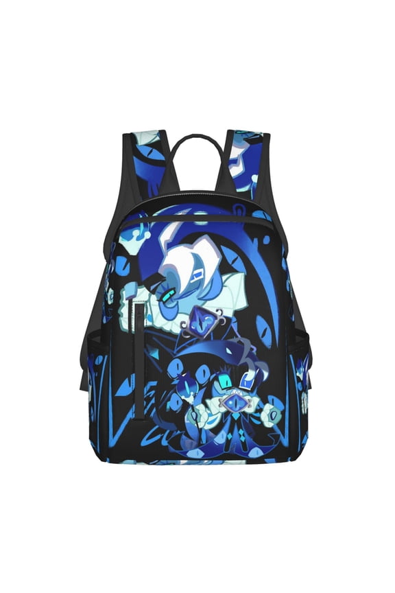 Shadow Milk Cookie Casual Backpacks Lightweight Backpack Shoulder Bag Camping Travel Daypack Bookbag