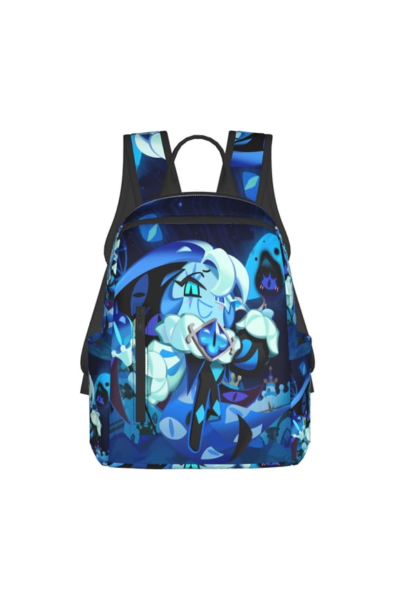 Shadow Milk Cookie Casual Backpacks Lightweight Backpack Shoulder Bag Camping Travel Daypack Bookbag