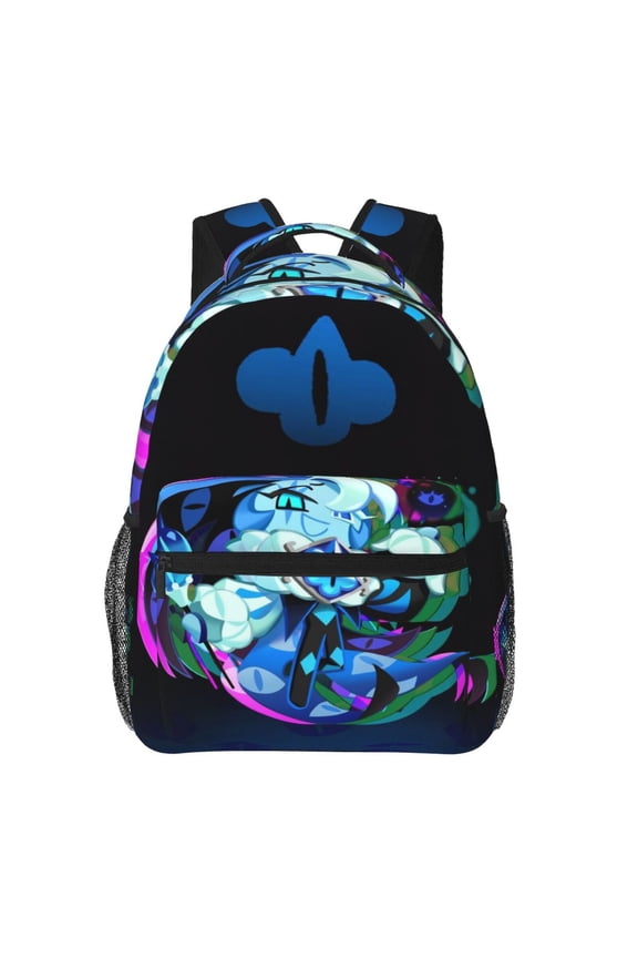 Shadow Milk Cookie Casual Backpacks Lightweight Backpack Shoulder Bag Camping Travel Daypack