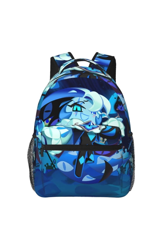 Shadow Milk Cookie Casual Backpacks Lightweight Shoulder Backpack Bag Camping Travel Daypack