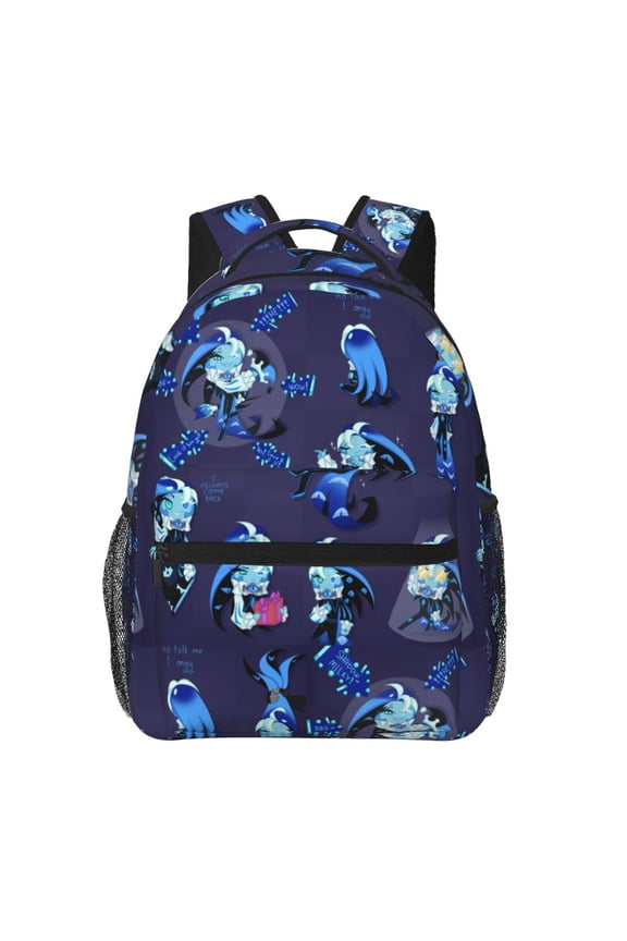 Shadow Milk Cookie Casual Backpacks Lightweight Shoulder Backpack Bag Camping Travel Daypack
