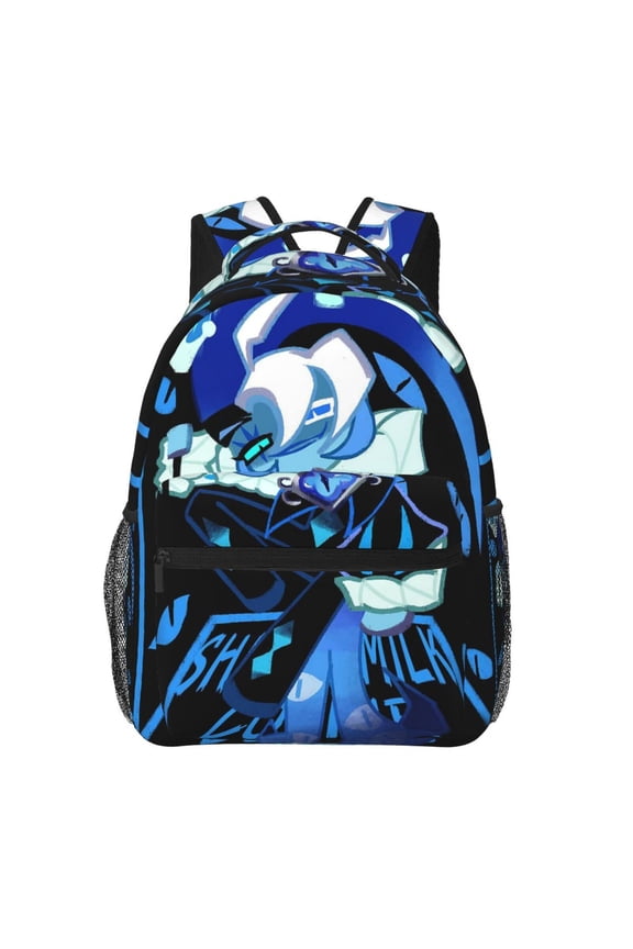 Shadow Milk Cookie Casual Backpacks Lightweight Shoulder Backpack Bag Camping Travel Daypack